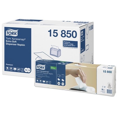Dispenserservett Tork N4 17x22cm